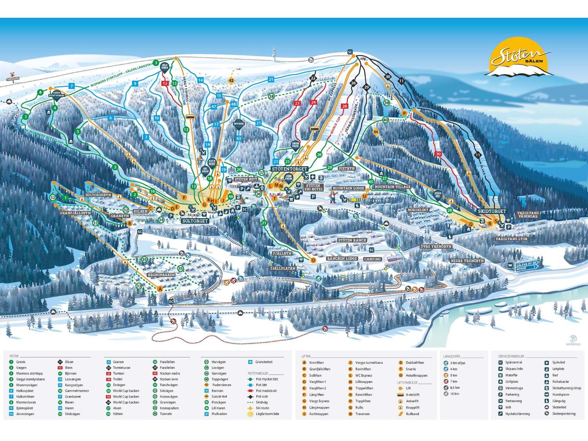Stoten Ski Hotel Сален Экстерьер фото